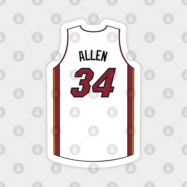 Ray Allen Miami Jersey Qiangy Magnet by qiangdade