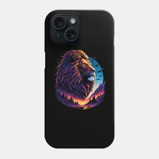 Landscape Lion Phone Case