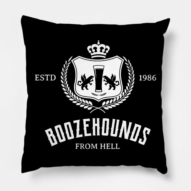 Boozehounds from Hell Pillow by midwestprowrestling