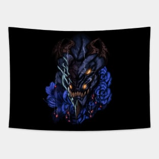 Night Eye - Evil Black Dragon Tapestry