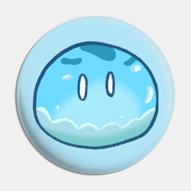 Hydro Slime Pin by LadyTsundere