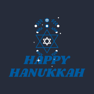 Happy Hanukkah Design T-Shirt