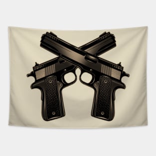 gun Tapestry