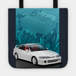 Integra DC2 with B series backdrop Tote