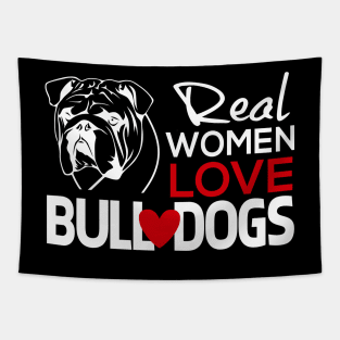 Real Bull Dog Tapestry
