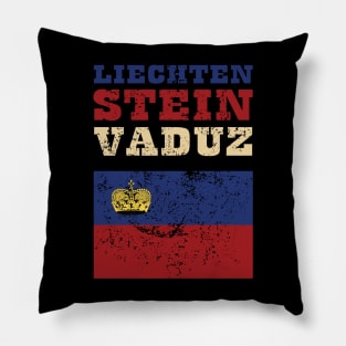 Flag of Liechtenstein Pillow