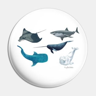 Marine animals Pin