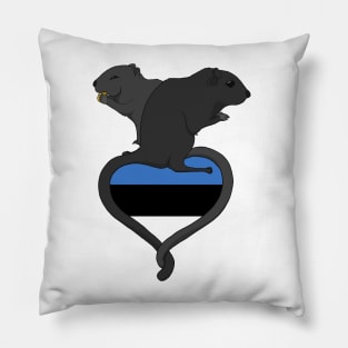 Gerbil Estonia (dark) Pillow