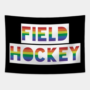 Field Hockey Player Gay Pride Tapestry