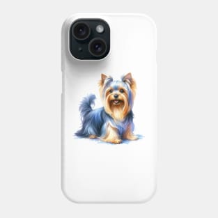 Silky Terrier Watercolor - Beautiful Dog Phone Case