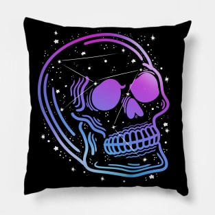 skull constellation Pillow