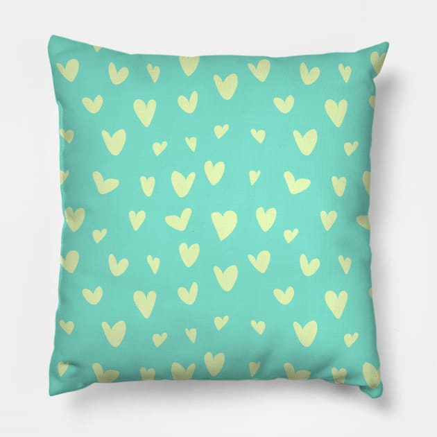 love pattern Pillow by elfia