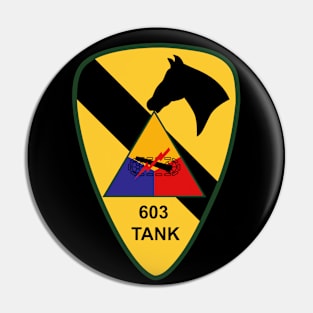 603rd Medium Tank Co  - 1st Cav wo Txt Pin