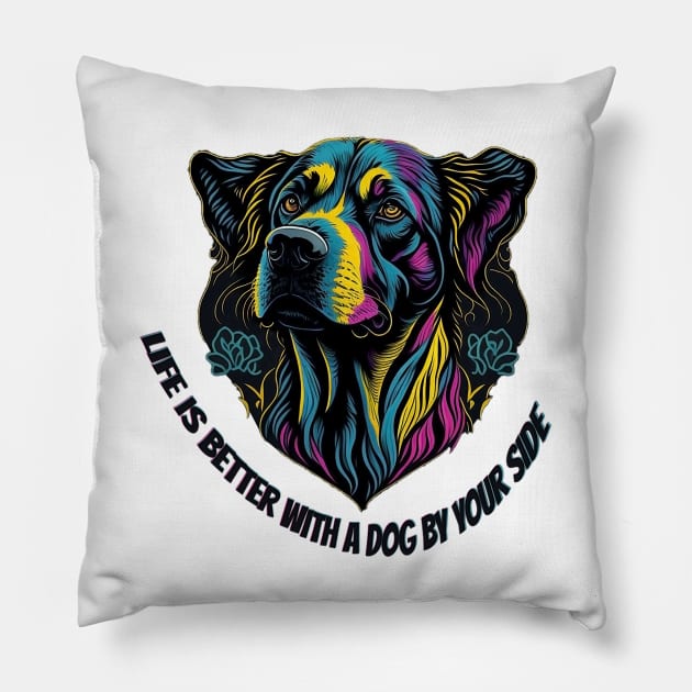 dog owner Pillow by ElArrogante