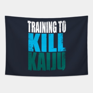 Training to Kill Kaiju Tapestry