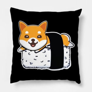 Shiba inu sushi doge doggo meme Pillow