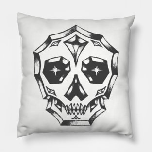 Diamond Skull Pillow