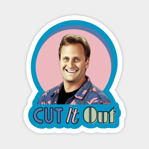 Retro Cut It Out 90s Sitcom Magnet by WearablePSA