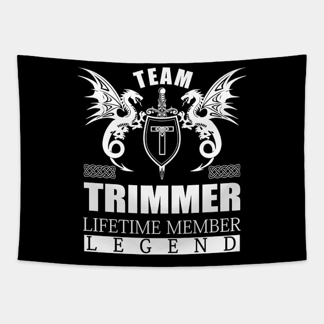 Team TRIMMER Lifetime Member Legend Tapestry by MildaRuferps