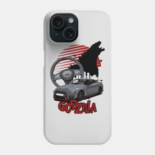 Nissan GT-R Godzilla Vector Phone Case