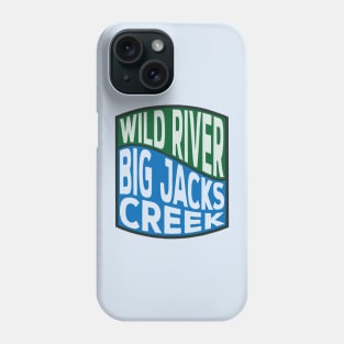 Big Jacks Creek Wild River wave Phone Case