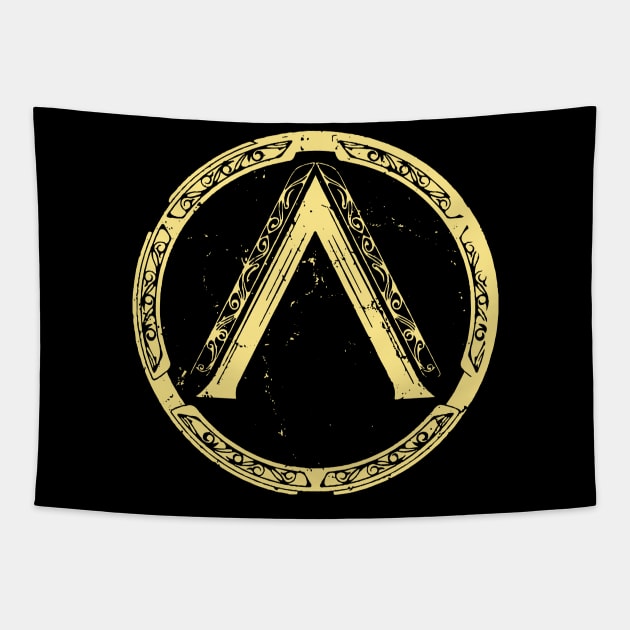spartan strong Tapestry by Lamink