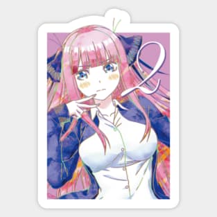 Nino Nakano - 5 toubun no Hanayome Sticker for Sale by ice-man7