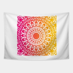 Elegant Colorful Mandala Tapestry