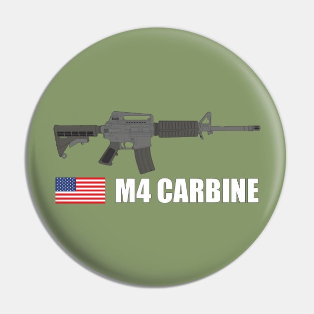 US Army M4 Carbine color version Pin by FAawRay