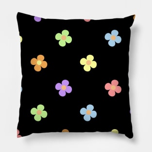 Little Rainbow Flowers Pillow