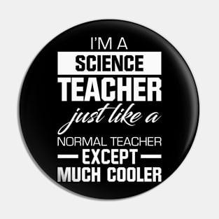 Science Teacher Pin