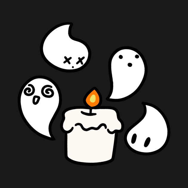 White Candle Ghost by saradaboru