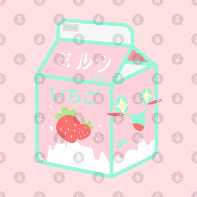 Kawaii Strawberry Milk by Youssef El aroui