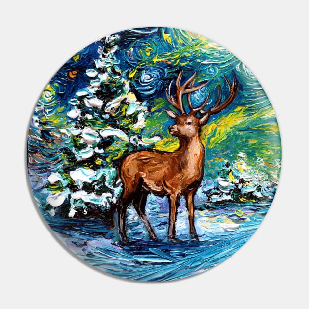 Silent Night Pin by sagittariusgallery