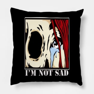 im not sad Pillow