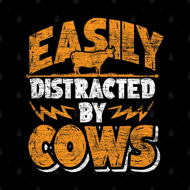 Cow Retro Farm Animal by ShirtsShirtsndmoreShirts