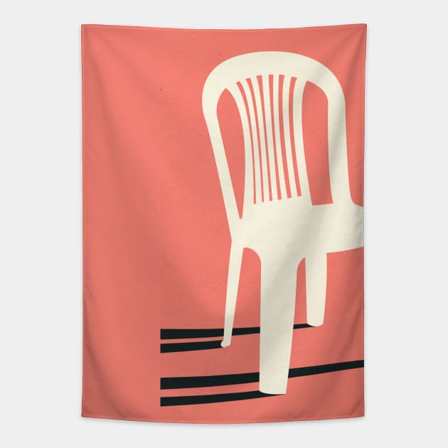 Monobloc Plastic Chair Tapestry by Rosi Feist