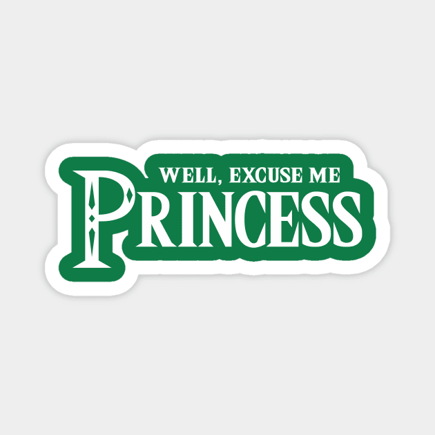 The Legend of Princess (White) Magnet by HeroInstitute