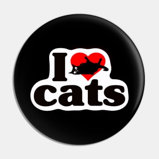 I love cats Pin