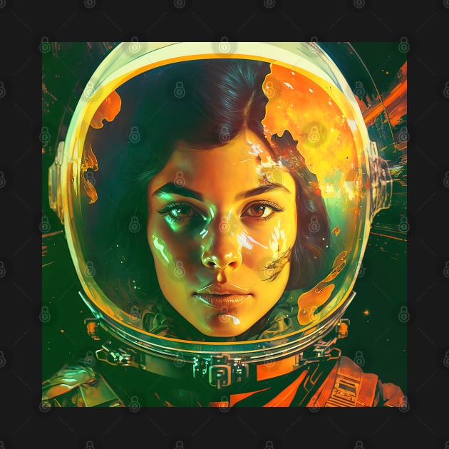 We Are Floating In Space - 39 - Sci-Fi Inspired Retro Artwork by saudade