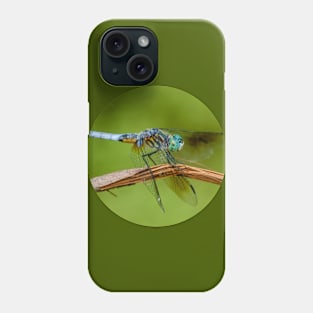 Blue Dasher Dragonfly Photograph Phone Case