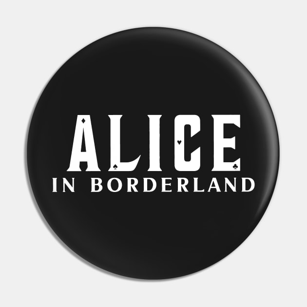 Alice in borderland title white Pin by CERA23