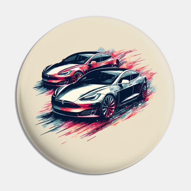 Tesla Model S Pin by Vehicles-Art