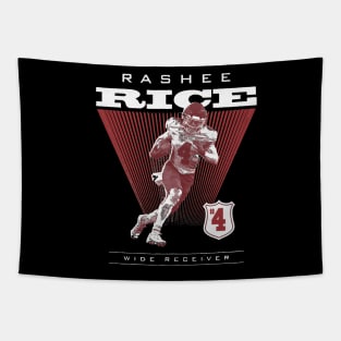 Rashee Rice Kansas City Retro Dither Tapestry