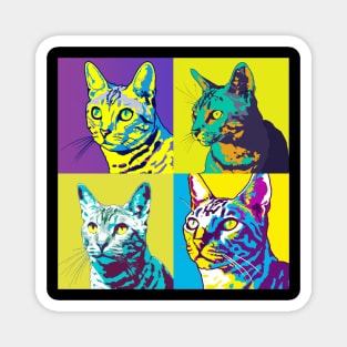 Egyptian mau Pop Art - Cat Lover Gift Magnet