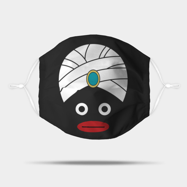 Mr Popo Face 02 Goku Mask Teepublic Popo is one of the show's oldest characters with dark skin, resembling a crude depiction of black face, and an eastern accent. teepublic