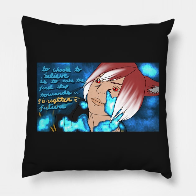 Believe Pillow by kitaemirae