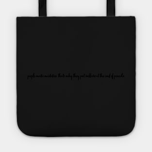 people make mistakes fleabag Tote