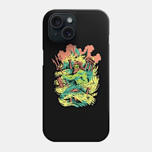 Wrath of Poseidon | Mighty God of the Seas | MythoComix Phone Case