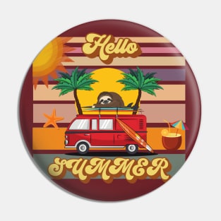 Hello Summer Pin